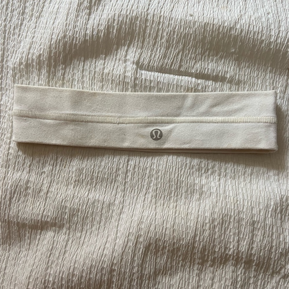 Lululemon white headband